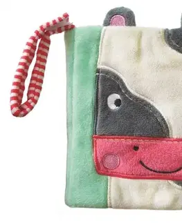 Leporelá, krabičky, puzzle knihy Moje zábavné plyšové ušká: Kravička