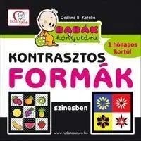 Leporelá, krabičky, puzzle knihy Babák könyvtára - Kontrasztos formák színesben - Deákné B. Katalin