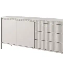 Komody do spálne Komoda Senso C 187 2D3S beige