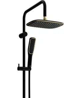 Sprchy a sprchové panely MEXEN/S - X49 sprchový stĺp čierna / gold 798494991-75