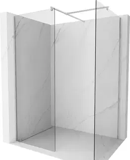 Sprchové dvere MEXEN/S - Kioto Sprchová zástena Walk-in 125 x 120, transparent, chróm 800-125-202-01-00-120
