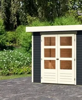 Zahradné domčeky Drevený záhradný domček ASKOLA 3,5 Lanitplast