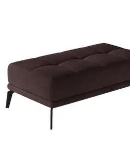 Taburetky NABBI Tirreno TA taburetka tmavohnedá (Velvet Mat 29)