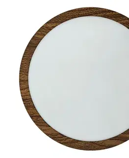 Svietidlá  LED Stropné svietidlo RING LED/18W/230V 4200K pr. 21 cm hnedá 008 0001163