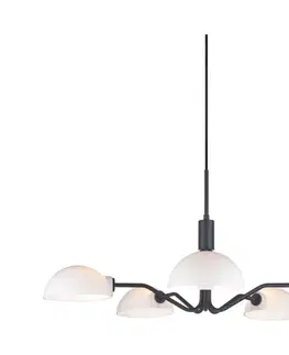 Svietidlá Halo Design 740369 - Luster na lane KJOBENHAVN 5xG9/28W/230V priemer 50 cm čierna 740369