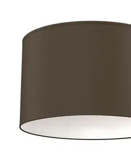 Svietidlá  Stropné svietidlo ARDEN 3xE27/15W/230V pr. 40 cm béžová/hnedá 4664