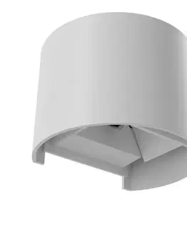 Záhradné lampy APLED - LED Vonkajšie nástenné svietidlo OVAL 2xLED/3W/230V IP65 134-0302