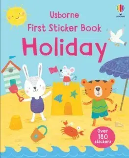 Leporelá, krabičky, puzzle knihy First Sticker Book Holiday - Alice Beecham