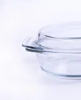 Pekáče, plechy MAKRO - Pekáč okrúhly 2L a veko 0,90L