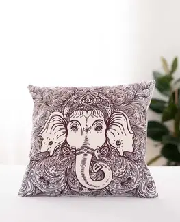 Dekoračné obliečky MKLozkoviny.sk Obliečka na vankúš mikroplyš 45 × 45 cm - Buddha 4 L02-  -
