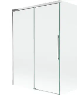 Sprchové dvere MEXEN/S - Rox vaňová zástena 2-krídlová posuvná 120 + 70 x 150, transparent, chróm 8C9-120-070-01-00