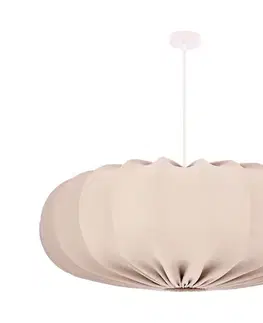 Svietidlá  Luster na lanku CAFEE 1xE27/40W/230V priemer 66 cm béžový 31-39231