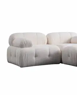 Sedacie súpravy Rohová sedacia súprava / Rohová pohovka Petite 2 - White