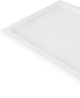 Vane MEXEN/S - Flat sprchová vanička obdĺžniková slim 100 x 80, biela + zlatý sifón 40108010G