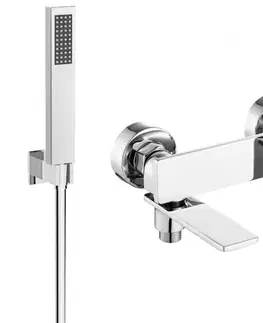 Kúpeľňové batérie MEXEN/S - Zero SET vaňová batéria s príslušenstvom R02, chróm 7113R02-00