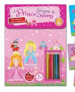 Nalepovačky, vystrihovačky, skladačky Hrajme sa s princeznami