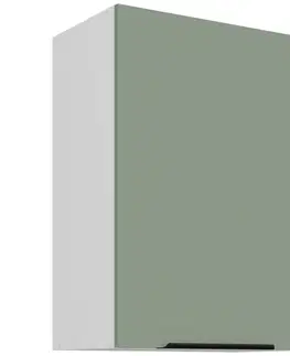 Kuchynské skrinky visiace Kuchynská skrinka Aria-Sa/Wh Anti Fingerprint 50g-72 1f
