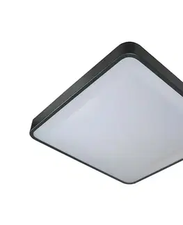 Svietidlá  Stropné svietidlo WILTON 2xE27/60W/230V 37,5x37,5 cm čierna SKU013173