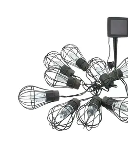 LED osvetlenie  LED Solárna vonkajšia reťaz 10xLED/1,2V 300 mAh 3,8 m IP44 311542