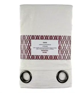 Závesy do spálne Záves Odin na priechodkách 135x250 ecru Merkury Home