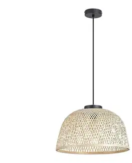 Svietidlá Rabalux 72025 - Luster na lanku RATTAN 1xE27/25W/230V ratan 72025
