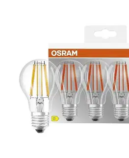 LED osvetlenie Sada 3x LED žiaroviek BASE CLASSIC FILAMENT A60 E27/11W/230V 4000K - Osram 4058075592391