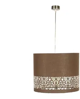 Svietidlá  Luster na lanku ARABESCA 1xE27/60W/230V hnedá 31-19519