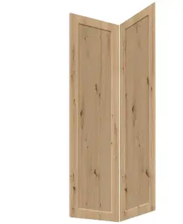 Kuchynské skrinky Čelo skrinky Luxeo F15-G60N2(100) rám dub