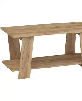 Konferenčné stolíky s úložným priestorom Konferenčný stolík Via Craft Zlatá