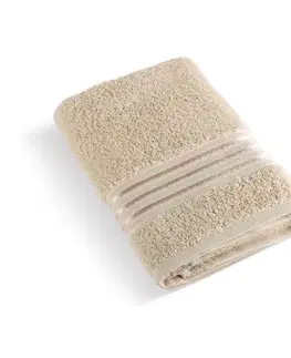 Uteráky Bellatex Froté uterák kolekcia Linie svetlobéžová, 50 x 100 cm, 50 x 100 cm