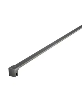 Sprchové dvere Sprchová zástena Walk-in 120 cm SAT vo farbe profilu PVD Gun metal SATBWI120PRGM SATBWI120PRGM