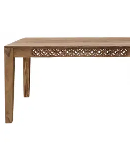 Jedálenské stoly Jedálenský stôl Mira 140x90 indický masív palisander