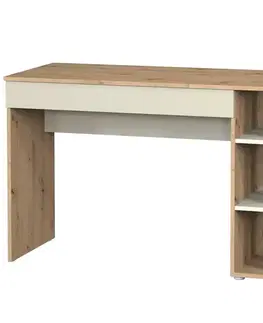 Písacie stoly Písací stôl Camari 1S Dub Artisan/Casmhere