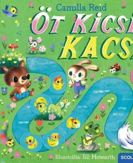 Leporelá, krabičky, puzzle knihy Öt kicsi kacsa - Camilla Reid