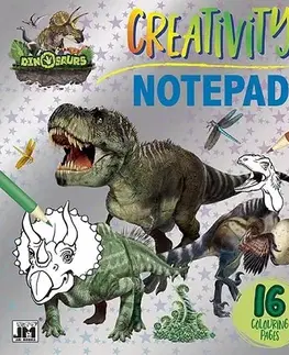 Pre deti a mládež - ostatné Blok na vyfarbenie Dinosaury