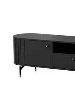 TV stolíky Dolmar TV stolík TENZA ZA5 | čierna