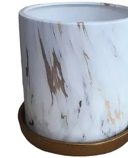 Záhrada Kvetináč YS44149xL ceramic Water Transfer Effect 18x18