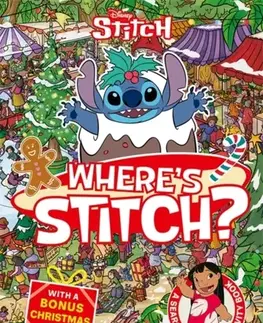 Nalepovačky, vystrihovačky, skladačky Where's Stitch? LIMITED CHRISTMAS EDITION - Walt Disney