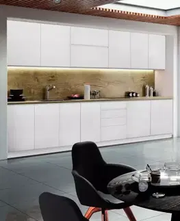 Biely kuchynský nábytok Kuchynská linka Gardena White 260 lakované