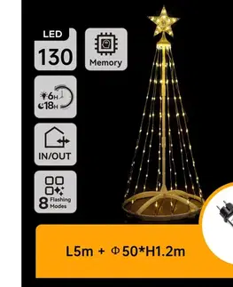 Vianočné dekorácie  B.V. -LED Vonkajšia vianočná dekorácia LED/3,6W/31/230V 2700K 120cm IP44 B10303K6E