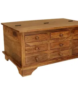 Truhlice Konferenčný stolík 90x45x60 indický masív palisander