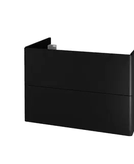 Kúpeľňový nábytok Mereo Siena, kúpeľňová skrinka 80 cm, čierna mat CN441S