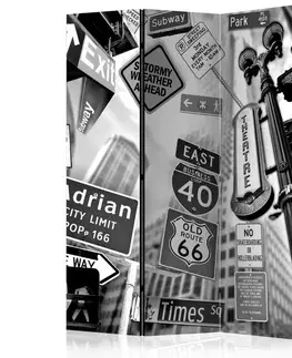 Paravány Paraván Roads to Manhattan Dekorhome