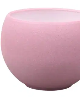 Záhrada Obal LUNA STRUKTUR d17cm ružová mat