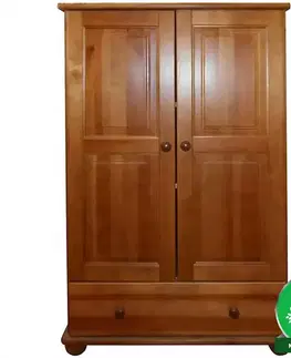 Komody do spálne Komoda 80/2D/1S jelša