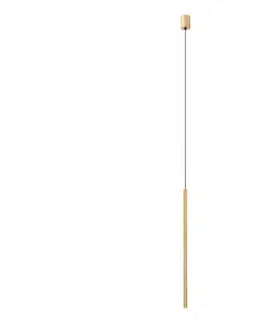 Svietidlá Redo 01-3860 - LED luster na lanku NIKOS LED/8W/230V CRI 90 pr. 6 cm zlatý 01-3860