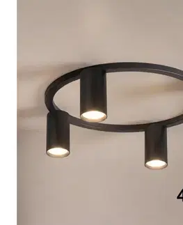 Svietidlá BRILAGI - LED RGBW stmievateľné stropné svietidlo SELE 4xGU10/6,5W/230V čierna BG5282+4xAI0589