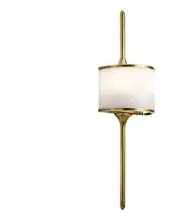 Svietidlá Elstead Kichler - LED Kúpeľňové nástenné svietidlo MONA 2xG9/3,5W/230V IP44 mosadz KL-MONA-S-NBR