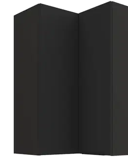 Kuchynské skrinky visiace Kuchynská skrinka Aria-BL/BL anti fingerprint 60X60 GN-90 2F (90°)