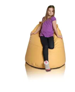 Sedacie vaky a kocky Sedací vak hruška xl TiaHome - Žltá
